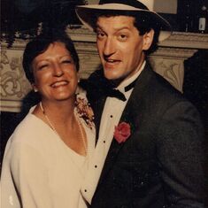 Kay at Erics  Wedding May 28 1989