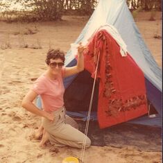 Camping on the Wisconsin River 1970s