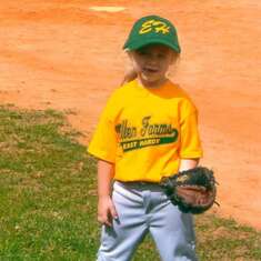Kaylee Grace loved to play T-ball and was so proud of her uniform. Her daddy, mawmaw and pappap was so proud of her and loved watching her play with her cousin Peyton and other friends. These are memories we will cherish forever.We love you and miss you.