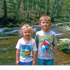 Kaylee Grace and her best friend and cousin Peyton Whetzel. This was taken at Lost River State Park and when they were together, they were inseparable. Kaylee Grace always said when she growed up, she was going to marry Peyton. What a bond of love.