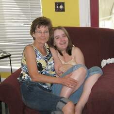 Kayley and her Grandmama