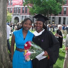 Kehinde at her cousin, Pero's grad.