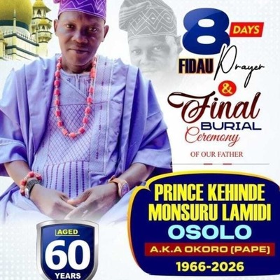Kehinde Monsuru LAMIDI OSOLO