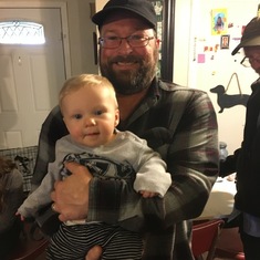 Keith with great nephew Conlee