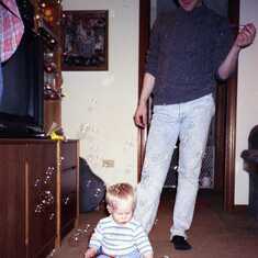Big Keith and Little Keith. 1990. Issaquah. WA