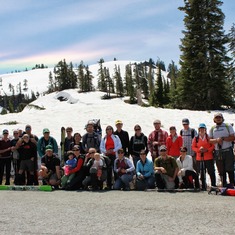 Friends and Family gather for a hike at Mt Baker, June 15, 2013