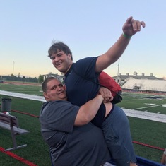 Keith with olympic gold winner Rulon Gardner in Utah