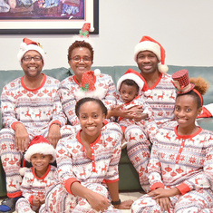 Annual Christmas pajamas photo. 