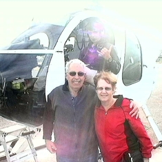 With our pilot in Hilo