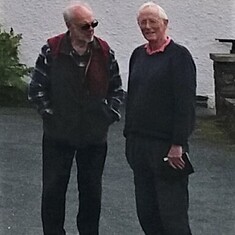 Keith and Roger in earnest discussion in the Lake District 2018