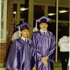 keith and jeremy at graduation
