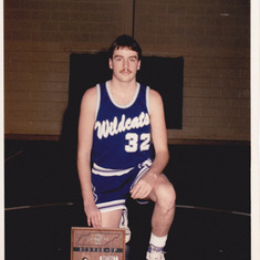Keith in high school basketball