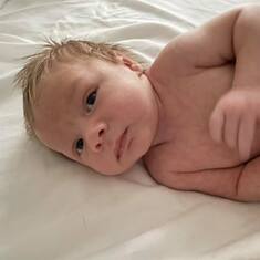 your new grandson Keith .He is beautiful.