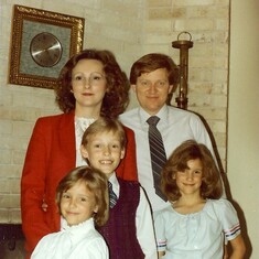Kelli's family Arlington 1979
