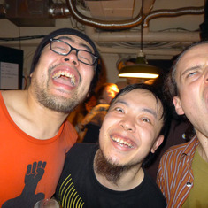 Kelly Churko + Iwami Keigo + Yamamoto Tatsuhisa at Soup, Ochiai, Tokyo. 21st Feb. 2011.