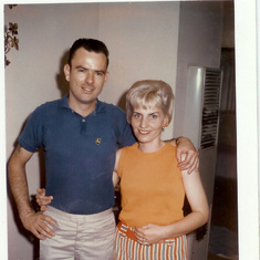Kelly’s parents Hal II Joyce Christmas 1967 LV, NV