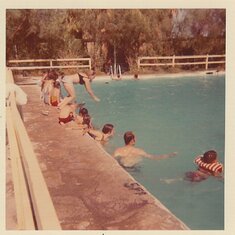 Kelly and Family enjoying and wonderful weekend at warm springs NV do you remember how fun it was at warm springs? 1972