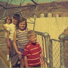 Kelly and Hal and cousins Hoover Dam