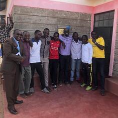 With the young people @ Philemon house whom he loved and cared for