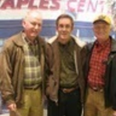 BARRY, HARLEN, AND DONALD ATTENDING THE CLIPPER GAME, NOVEMBER 2007