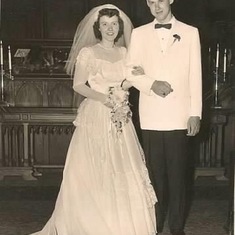 Ken & Doris' wedding day
