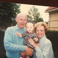 Grandpa, Caelen & Grandma