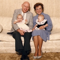 The first two grandchildren - Juliane Teubersen and Caelen Bensen