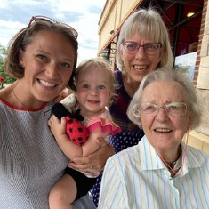 Four generations celebrate Dad's Birthday today 8/5/2022