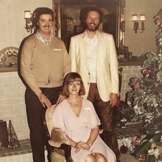 My dad with his brother and sister