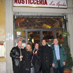 Celebrating New Year's Eve, Florence 2004