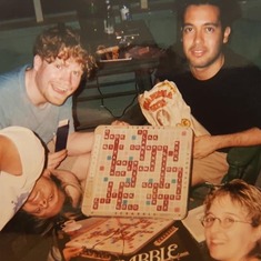 An amazing Scrabble game