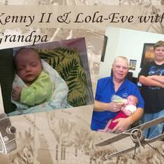 Lola-Eve Morgan Rolph; Kenny, Kenneth Lee Rolph II & Lola. Kenny II was Grandpa's buddy! Still is :)