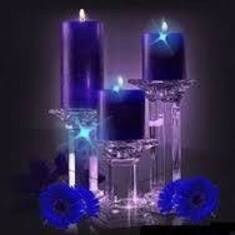 candles lilac