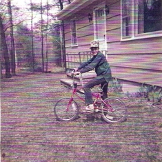 Ken on one of his favorite bikes