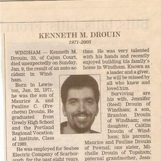 Ken's Obituary