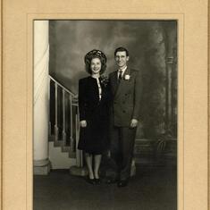 Ken-Eleanor wedding1947