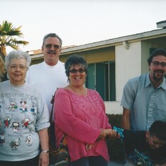 Chandra, Lois, Ken, Debra, James, and Nathan--the Airport Motel in Goleta, CA