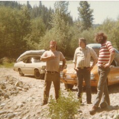 Chuck, Craig, and Ken, rafting trip