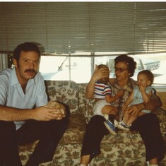 Dad, Grandma Lois, & Twins
