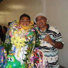 He got to see his first grandson graduate from Waipahu High School May 2010