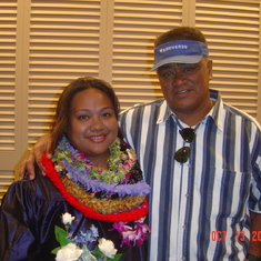 Shala & Dad at her Heald Graduation Ceremony 2005