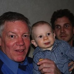 Grandpa with Noaln and Neil