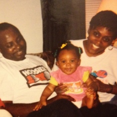 Dad, Veshia & Mom - MARCH 4, 2012
HAPPY BIRTHDAY VESHIA, LOVE YOU, WE PRAISE GOD FOR YOU AND YOUR PARENTS!