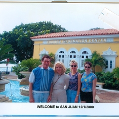 Ken, Marysue Karen and Susan Puerto Rico 2000