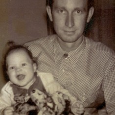 Me and Daddy in Oklahoma 1957