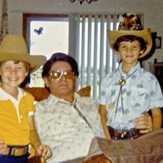 Dad with Some Cowboys: Ryan & Lance
