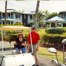 Marysue & Ken  Golf in Hawaii