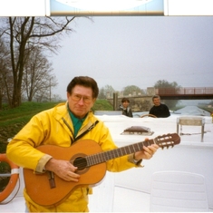 Daddy Shows the French How it is Done  Seine River 1993