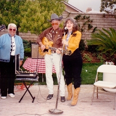 Jerry, Joyce, Dad & Mom at Karen & Bob's Home