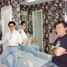 Dad & Richard in Bathtub